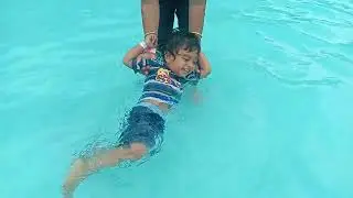 ayaansh swimming in jala vihar