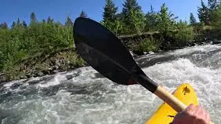 Kayaking the Hood River, Tucker Park to Marina: 5.1 Feet