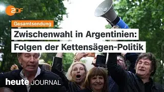 heute journal vom 25.10.25 Trumps Druck auf Venezuela, Milei auf Pr&uuml;fstand, CSU-Jubil&auml;um