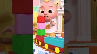 CHOO CHOO Color Block Challenge! 🚃 CoComelon Melon Patch Games & #kids #shorts