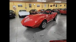 1973 Red Corvette Convertible For Sale