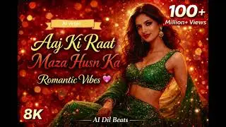 Aaj Ki Raat Maza Husn Ka ❤️‍🔥 | Superhit Romantic AI Song | OldBollywoodFeel AI DIL BEWTS 