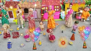 Barbie Doll All Day Routine In Indian Village/Radha Ki Kahani Part -652/Barbie Doll Bedtime Story||