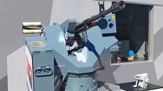 Russian naval combat module Narwhal for protection against drones