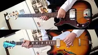 The Beatles - Paperback Writer - Paul McCartney Lead Guitar and Bass Guitar Cover