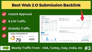 Best Web 2.O Submission Backlink  and Drive Heavy Traffic on Your Website | How to Do Web 2.O.