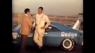 Dodge Charger Daytona breaks the 200 mph speed barrier.  NASCAR 1970.