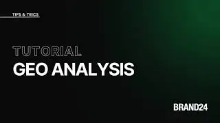 Geo Analysis | Brand24