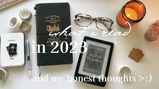 books i read in 2023: travelers notebook reviews ✸ acotar, emily henry, m.l. rio ft. goodreads 📖