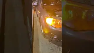 Светодиодные лампы в поворотник #светодиод #поворотник #led #ярко