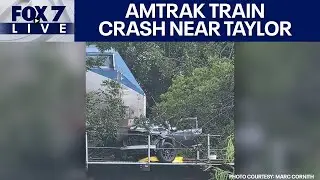 LIVE: Amtrak train crash near Taylor, Texas | FOX 7 Austin