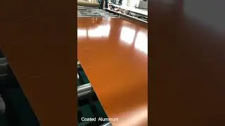 Coated Aluminum sheet coil processing line