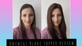UniWigs Blake Silk Top Remy Human Hair Topper Review | The Most Natural Part Line Ever!!