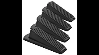 Rubber Door Stop Large Door Stopper Wedge Multi Surface Design