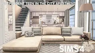 НЕЗАВИСИМЫЙ ПОДРОСТОК В ГОРОДЕ &mdash; КВАРТИРА | Sims 4 CC Speed ​​Build | ССЫЛКА ДЛЯ СКАЧИВАНИЯ (TRAY...