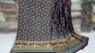 Peach Leather Barosha Multi | Velvet Barosha Shawl | Winter Collection 2026 | New Arrivals