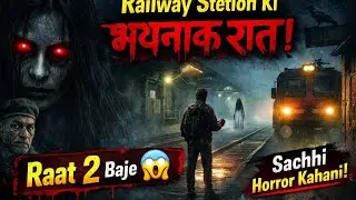 Railway Station Ki Bhayanak Raat 😱 | Sachhi Horror Kahani | Ghost at Platform | Hindi Horror Story
