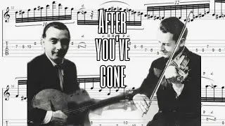 After you've gone - Django Reinhardt and St&eacute;phane Grappelli - Gypsy Jazz Guitar Transcription