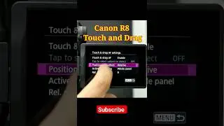 Canon R8 touch drag #shortvideo #shorts #shortsfeed #canonr8 #touchanddrag #canon