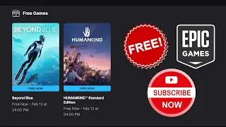 FREE Epic Games OF THE WEEK. HUMANKIND. Beyond Blue. Game Trailers. 2025.02.06.