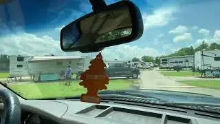 Camping at McFarland Park in  Florence Alabama/site drive through