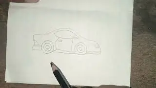 How to draw a beautiful car 