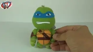 Обзор игрушки Leonardo Talking Bag Buddies от Nickelodeon Teenage Mutant Ninja Turtles, Underground Toys