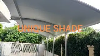 How to make car parking shade