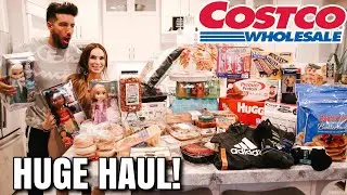 MASSIVE COSTCO GROCERY HAUL! SHOPPING FOR TRIPLETS, TODDLER AND PREGNANT MOM
