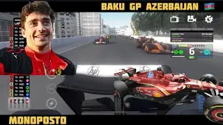 MONOPOSTO 2025 GAMEPLAY:S2 R5 AZERBAIJAN GP BAKU 🇦🇿 FEAT.CHARLES LECLERC 