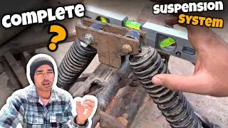 हमारा Homemade Suspension काम क्र रहा है 😃 // Homemade Reverse Trike / Vishal Skater