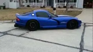 1500HP Dodge Viper GTS Twin PTE 7275 turbos 522ci V10