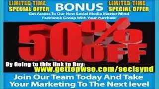 SociSynd is the #1 Social Media SEO Software for Top Google Rankings - Try Risk FREE!