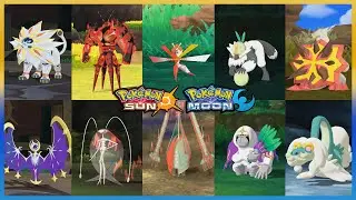 Pokemon Sun & Moon - All Pokemon Exclusives