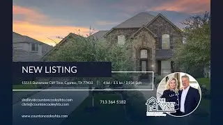 SOLD - 15515 Dunsmore Cliff Trce, Cypress, TX 77433