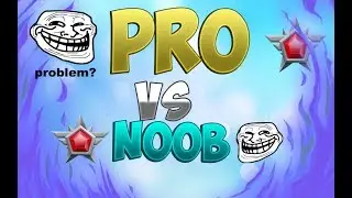 Tanki Online - PRO VS NOOB ЗВАНКА (Rank up Legend)