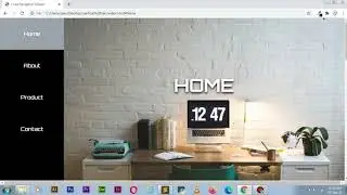 How to create Fixed Sidebar Navigation | HTML | and | CSS | Vertical Nav