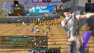 Minecraft bedwars | fails and a WIN