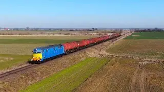 Polska klasyka! SU45-141 z pociągami towarowymi na szczątkach linii 430 (Kostrzyn - Barnówko)