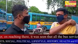Situation of Bally Bus Terminus during Pandemic.