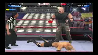 WWE Smackdown Shut Your Mouth  - PS2 Gameplay - Albert vs Maven