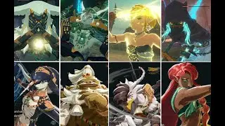 Hyrule Warriors: Age of Imprisonment - All Main Character's Weak Smash Attack Animation