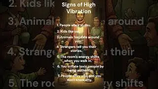 Signs of High Vibration #behaviorpatterns #emotionaldepth #mindhacks