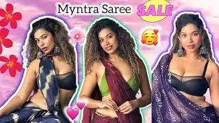 *HUGE*Myntra Sale haul | celebrity inspired Saree| Try on haul ||SS||🌸