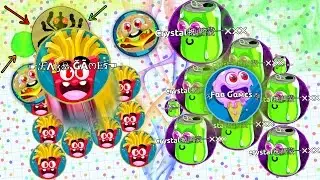 NEW AGARIO TRICK(not really) POOPSPLIT // TEAM DESTROYING// BEST AGARIO WINS