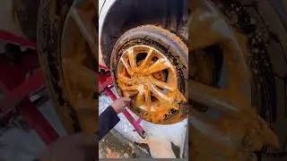 Maruti alloy wheel clean #shorts #youtubeshorts #cleaning #car