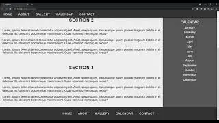 Fixed Side Nav