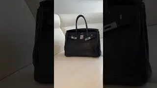 black + PHW 🖤 #therealreal #rebag #kelly32 #birkin30