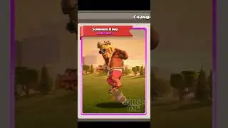 SUMMER KING SKIN / CLASH OF CLANS #shorts #coc #clashofclans #minecraft #clashroyale #brawlstars #op