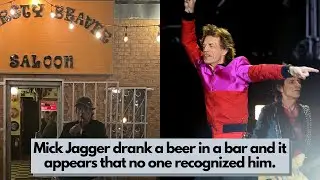 Mick Jagger Drank A Beer In A Bar And It Appears That No One Recognized Him